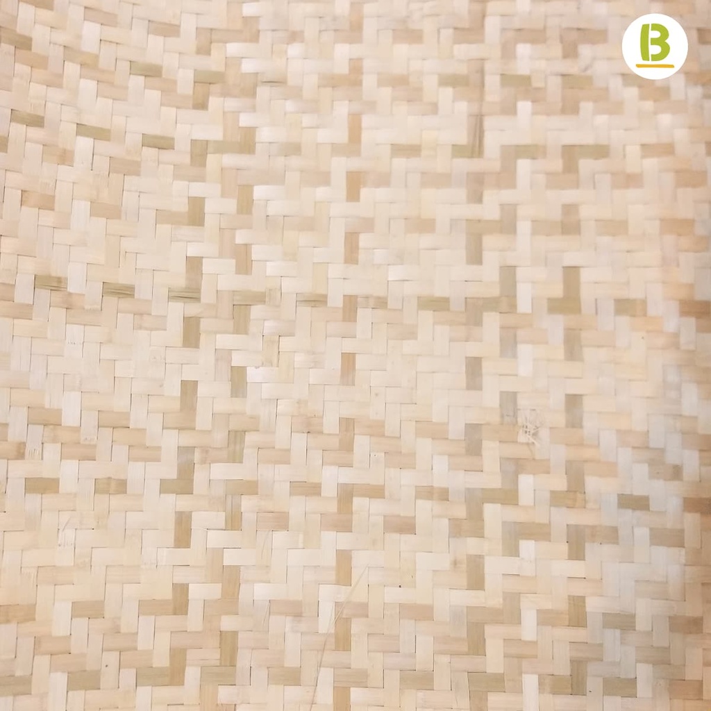 Estera de bambú trenzado